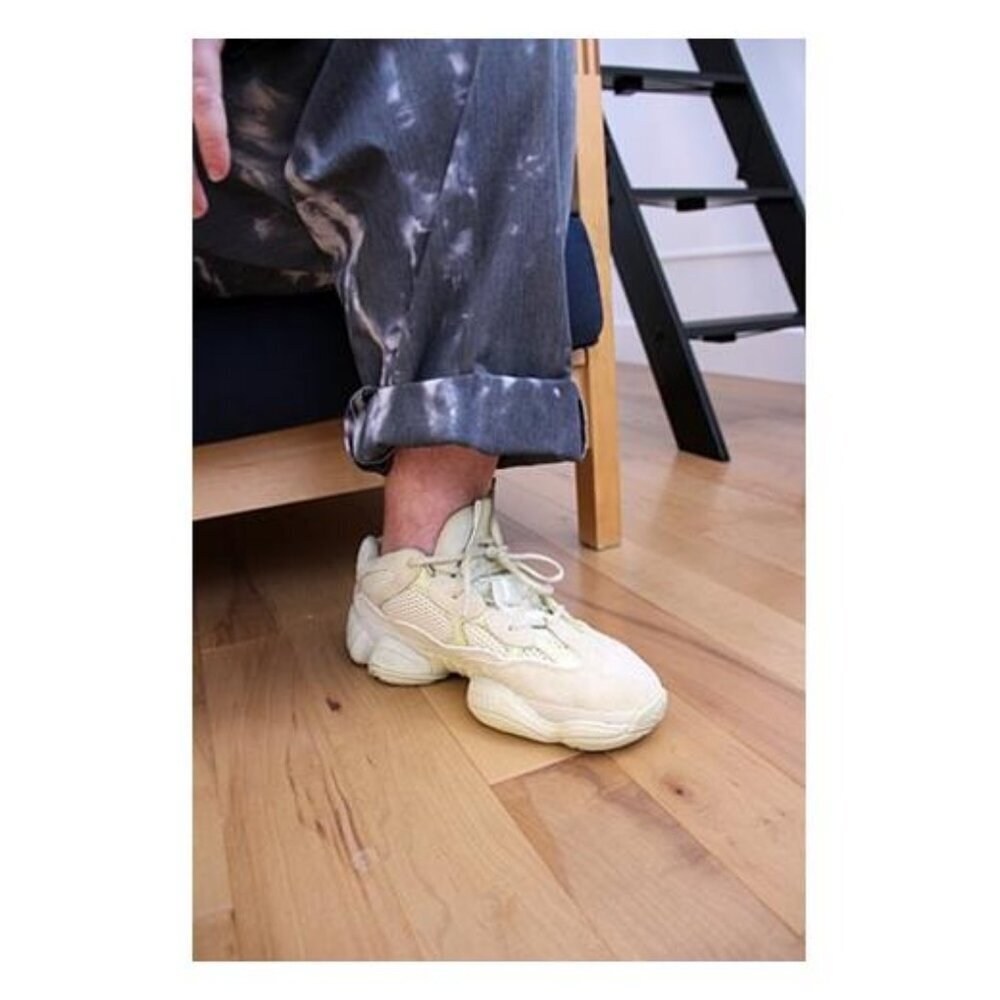 Adidas Yeezy 500 Super Moon Yellow Sneakers Streetwear Tennis Shoes Athletic 5.5